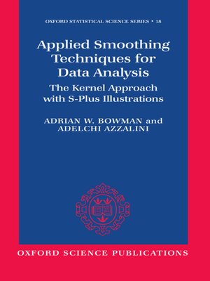cover image of Applied Smoothing Techniques for Data Analysis
